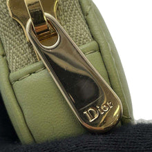 将图像加载到图库查看器中，Dior Cannage 2WAY Phone Holder Green S0872ONMJ Lambskin
