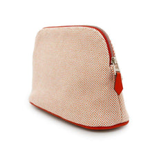 将图像加载到图库查看器中，HERMES BolidePouch Mini Crazy H Orange/Ficelle Cotton100% Size Mini
