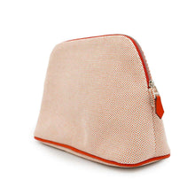 将图像加载到图库查看器中，HERMES BolidePouch Crazy H Orange/Ficelle Cotton100% Size MM
