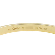 Load image into Gallery viewer, CARTIER love bracelet Size 17 B6035517 18K Yellow Gold
