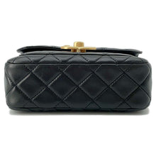 Load image into Gallery viewer, CHANEL Matelasse Flap Bag Black Shiny Lambskin
