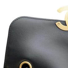 Load image into Gallery viewer, CHANEL Matelasse Flap Bag Black Shiny Lambskin
