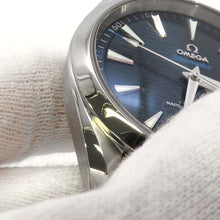 将图像加载到图库查看器中，OMEGA Seamaster Aqua Terra 150M W41mm Stainless Steel Blue Dial 220.10.41.21.03.00?1
