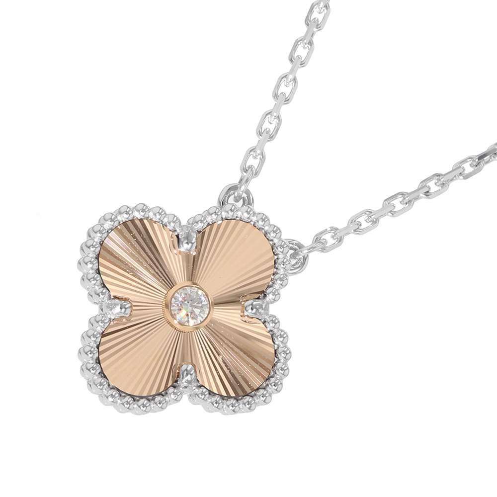 Van Cleef & Arpels Vintage Alhambra 1PDNecklace 2024 Holiday Collection VCARPNTH00 K18WG K18PG