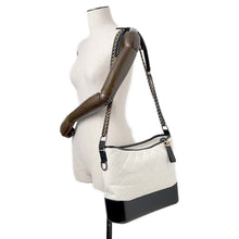 Load image into Gallery viewer, CHANEL Gabriel de CHANEL Hobo White/Black A93824 Calf Leather Size Large
