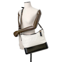 Load image into Gallery viewer, CHANEL Gabriel de CHANEL Hobo White/Black A93824 Calf Leather Size Large
