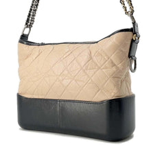 Load image into Gallery viewer, CHANEL Gabriel de CHANEL Hobo Beige/Black A93824 Calf Leather
