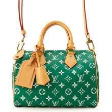 将图像加载到图库查看器中，LOUIS VUITTON Speedy P9 Bandouliere Vert M24423 Calf Leather Size 25
