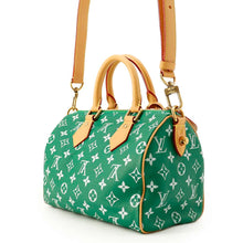 将图像加载到图库查看器中，LOUIS VUITTON Speedy P9 Bandouliere Vert M24423 Calf Leather Size 25
