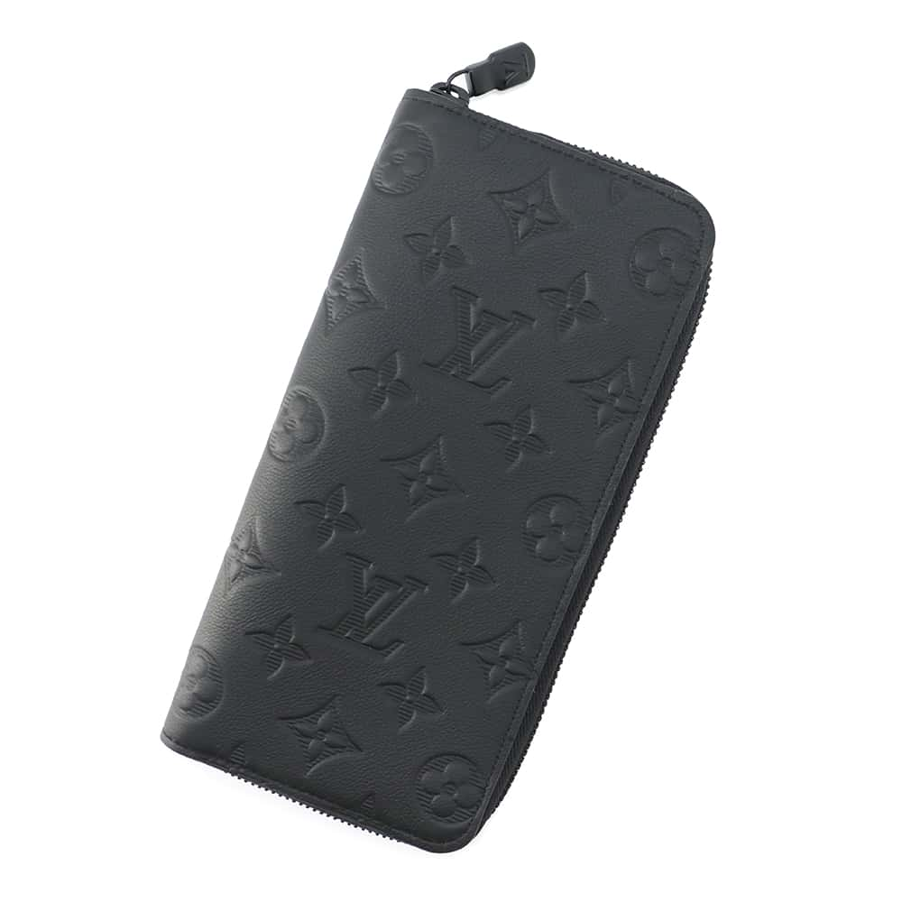 LOUIS VUITTON Zippy wallet Vertical Noir M62902 Monogram Shadow