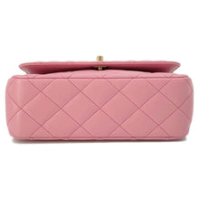 Load image into Gallery viewer, CHANEL Matelasse Lambskin 2WAY Shoulder Bag Top Handle Pink AS4233 Lambskin
