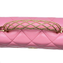 Load image into Gallery viewer, CHANEL Matelasse Lambskin 2WAY Shoulder Bag Top Handle Pink AS4233 Lambskin
