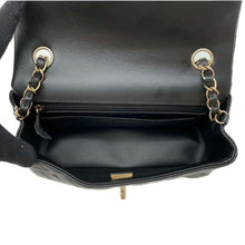 Load image into Gallery viewer, CHANEL Matelasse Single Flap ChainShoulder Bag Black A69900 Lambskin Size Mini
