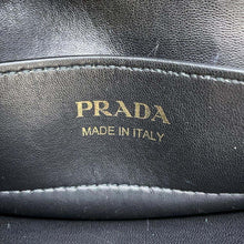 将图像加载到图库查看器中，PRADA Doble 2WAYBag Gray/Black 1BG887 Leather
