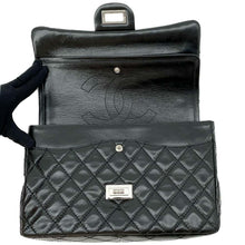 将图像加载到图库查看器中，CHANEL 2.55 Matelasse W-Flap W-Chain Shoulder Bag BlackA37587 Aged Calf Leather Size Large
