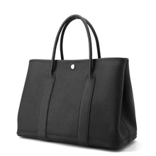 将图像加载到图库查看器中，HERMES Garden Party Black Negonda Leather Size PM
