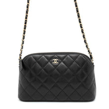 Load image into Gallery viewer, CHANEL Matelasse ChainShoulder Bag Black AP4016 Caviar Leather
