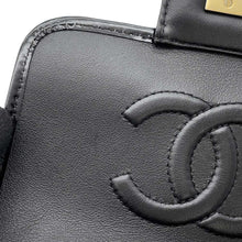 Load image into Gallery viewer, CHANEL Handle ChainShoulder Bag Black AS3652 Jersy Patent Leather
