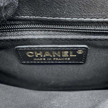 Load image into Gallery viewer, CHANEL Handle ChainShoulder Bag Black AS3652 Jersy Patent Leather
