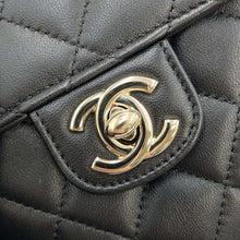 Load image into Gallery viewer, CHANEL Matelasse Heart Shape Chain Shoulder Bag Black AP2784 Lambskin
