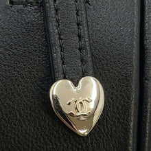 Load image into Gallery viewer, CHANEL Matelasse Heart Shape Chain Shoulder Bag Black AP2784 Lambskin
