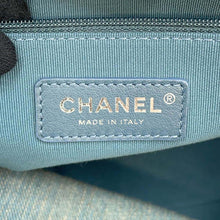 Load image into Gallery viewer, CHANEL Deauville Chain Tote Light Blue A66941 Denim Size Large
