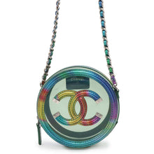 Load image into Gallery viewer, CHANEL CCFiligree PlasticsxLeather ChainShoulder Bag Multicolor AP0365 Plastics PVC
