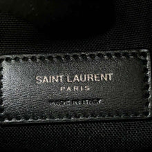 将图像加载到图库查看器中，SAINT LAURENT PARIS Multi-Pocket Backpack Khaki/Black 437110 Nylon Leather
