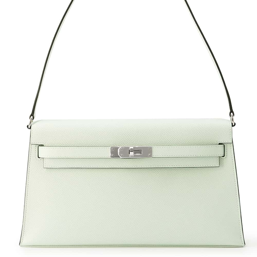 HERMES kelly elan VertPeppermint Epsom