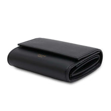 Load image into Gallery viewer, CELINE trifold wallet Black 10B573BEL Leather
