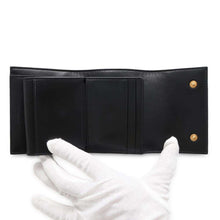 Load image into Gallery viewer, CELINE trifold wallet Black 10B573BEL Leather
