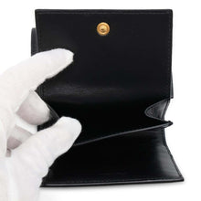 Load image into Gallery viewer, CELINE trifold wallet Black 10B573BEL Leather
