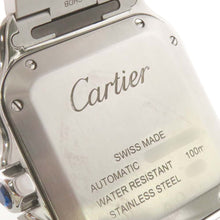 将图像加载到图库查看器中，CARTIER Santos de Cartier W35.1mm Stainless Steel Smokey Green DialWSSA0061
