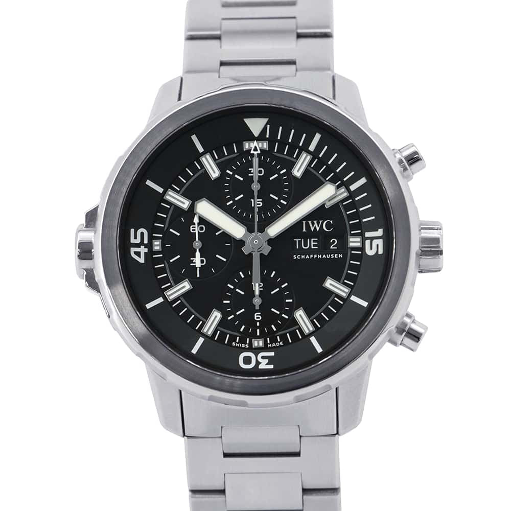 IWC Aquatimer Chronograph W44mm Stainless Steel Black Dial IW376804