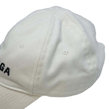 将图像加载到图库查看器中，BALENCIAGA Logo cap Size L White 529192 Cotton100%
