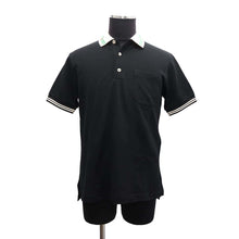 Load image into Gallery viewer, GUCCI Interlocking G Cotton Piqué Polo Shirt Size XS Black658067 Cotton93% Polyurethane7%
