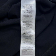 将图像加载到图库查看器中，GUCCI Interlocking G Cotton Piqué Polo Shirt Size XS Black658067 Cotton93% Polyurethane7%
