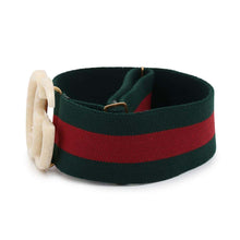 Load image into Gallery viewer, GUCCI GG Marmont Belt Size 70 Green/Red 550107 Canvas Plastic
