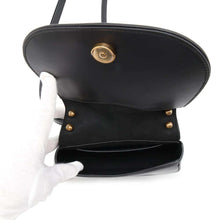 Load image into Gallery viewer, FENDI C&#39;mon Shoulder Bag Black 8BS082 Leather Size Small
