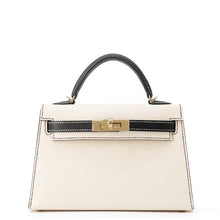 Load image into Gallery viewer, HERMES Mini Kelly Do SPO Black/Craie Epsom
