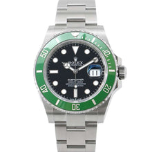 将图像加载到图库查看器中，ROLEX Submariner Date W41mm Stainless Steel Black Dial126610LV
