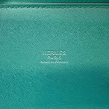 将图像加载到图库查看器中，HERMES Bolide Vert Veron Epsom Size 27
