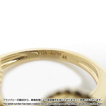 将图像加载到图库查看器中，Van Cleef &amp; Arpels Sweet Alhambra Heart F Yearage Ring Size 48/#8VCARN5P348/VCARN5P300 18K Yellow Gold
