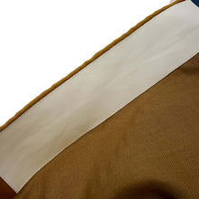 Load image into Gallery viewer, HERMES Triangle Geant &quot;Ball Debstacle&quot; White/Caramel/Curry Cashmere70% Silk30% Leather
