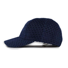 Load image into Gallery viewer, HERMES Cap &quot;Davis&quot; Velvet Size 58 Blue Fonce Cotton100%
