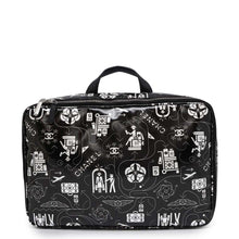 Load image into Gallery viewer, CHANEL Airline TravelBag Black/White Nylon
