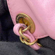 Load image into Gallery viewer, CHANEL CHANEL22 Backpack Pink AS3859 Shiny Calf Leather Size Small
