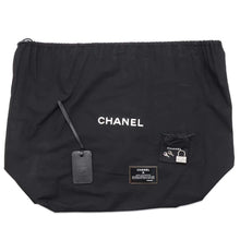 Load image into Gallery viewer, CHANEL Carry Bag Black/Ivory Tweed Leather
