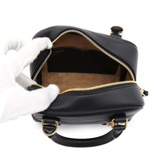 将图像加载到图库查看器中，LOEWE Amazona Square BlackA039N21X01 Calf Leather Size 16
