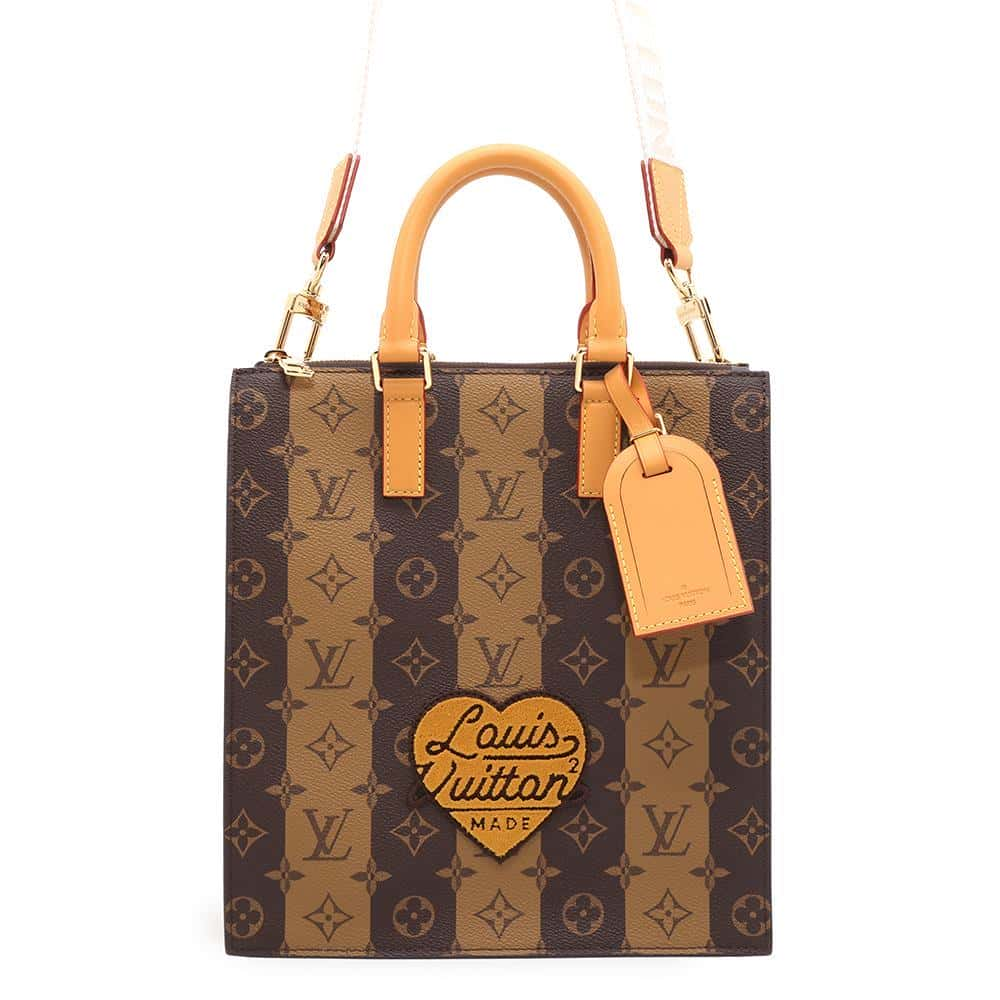 LOUIS VUITTON Sac Plat Messenger Brown M45969 Monogram stripe